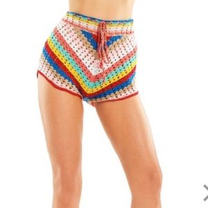 Wildfox Gigi Crochet Shorts